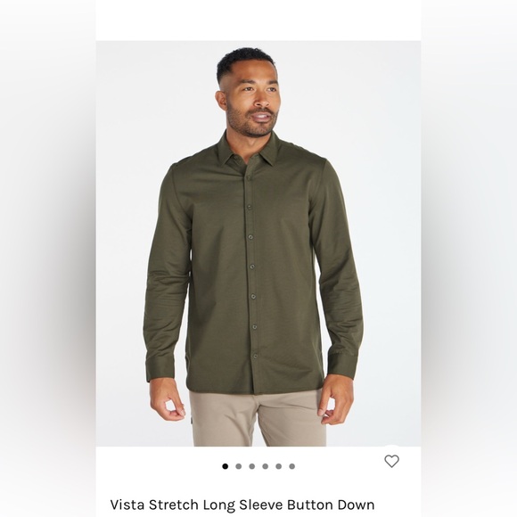 BYLT Men’s Vista Stretch Long Sleeve Button Down Shirt - Picture 1 of 5